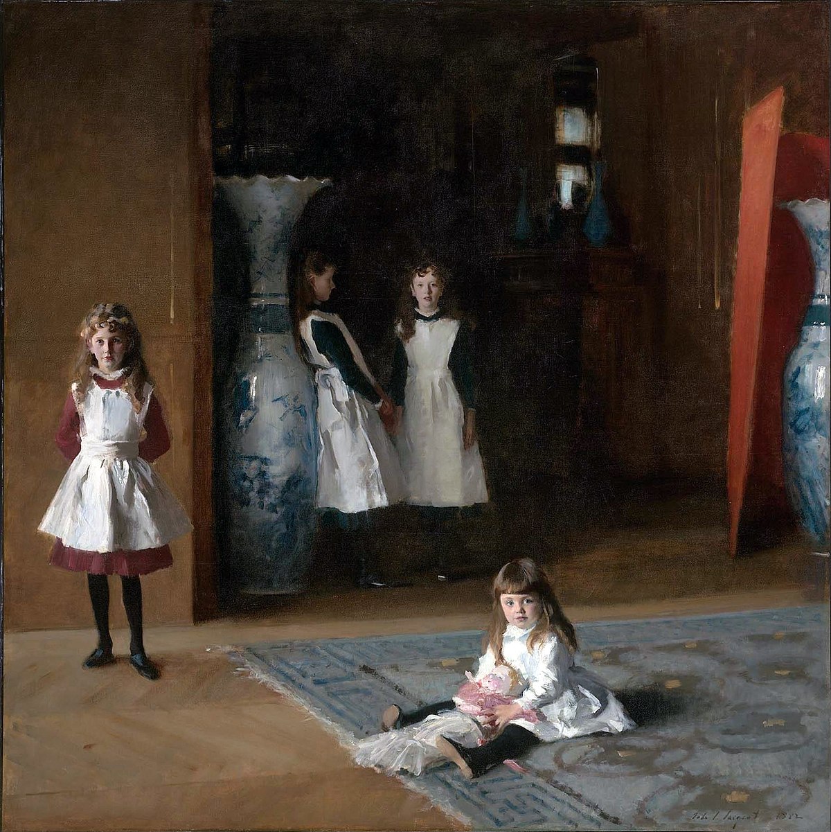 1200x1201 The Daughters Of Edward Darley Boit - Daughters Painting