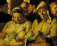 200x160 Honore Daumier, French Realist Painter, Caricaturist - Daumier Painting