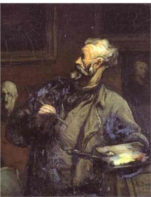 306x400 Honore Daumier - Daumier Painting