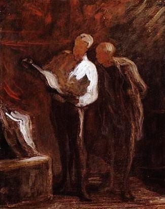 325x412 Honore Daumier Paintings, Plastic Arts, Visual Arts, Art - Daumier Painting
