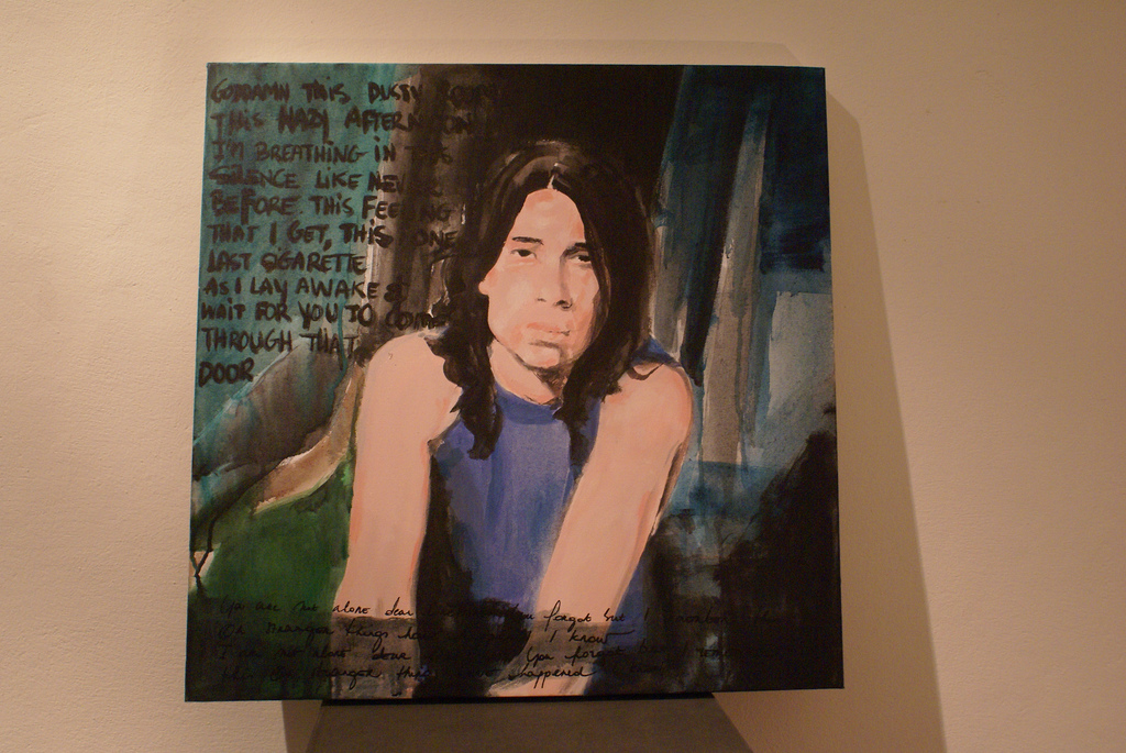 1024x685 Dave Grohl Painting 2007 Dorien Heyligen - Dave Grohl Painting