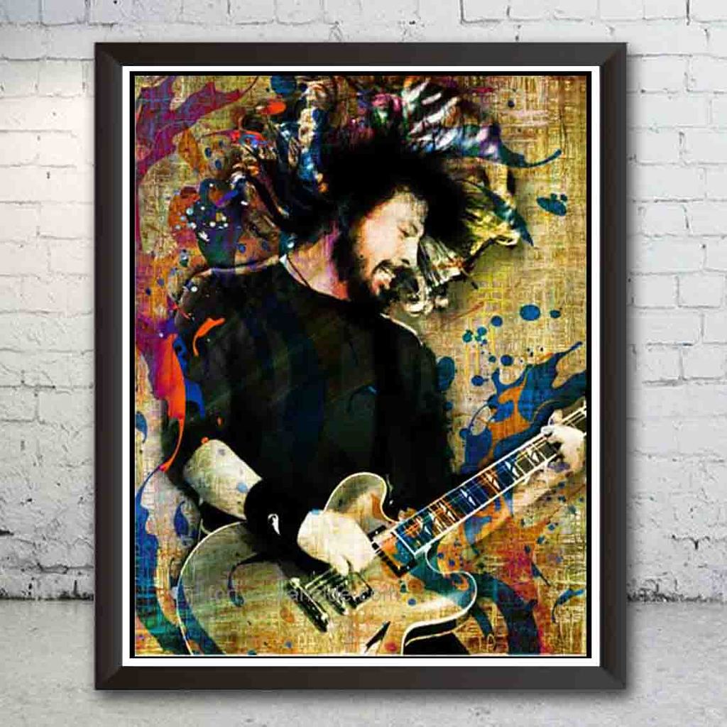 1024x1024 Dave Grohl Musicscenestudio - Dave Grohl Painting
