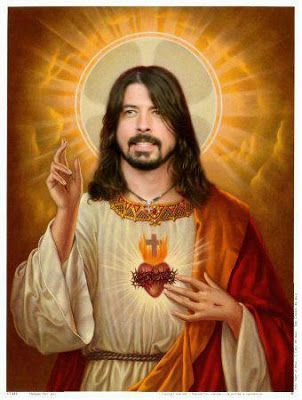 302x400 Drummers That Rock! Why Dave Grohl Is Probably Jesus Drums - Dave Grohl Painting