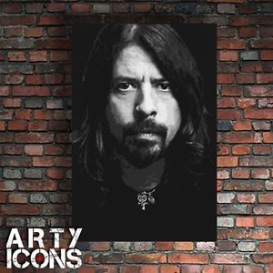 300x300 Stunning Dave Grohl From Foo Fighters Nirvana Painting On Deep - Dave Grohl Painting