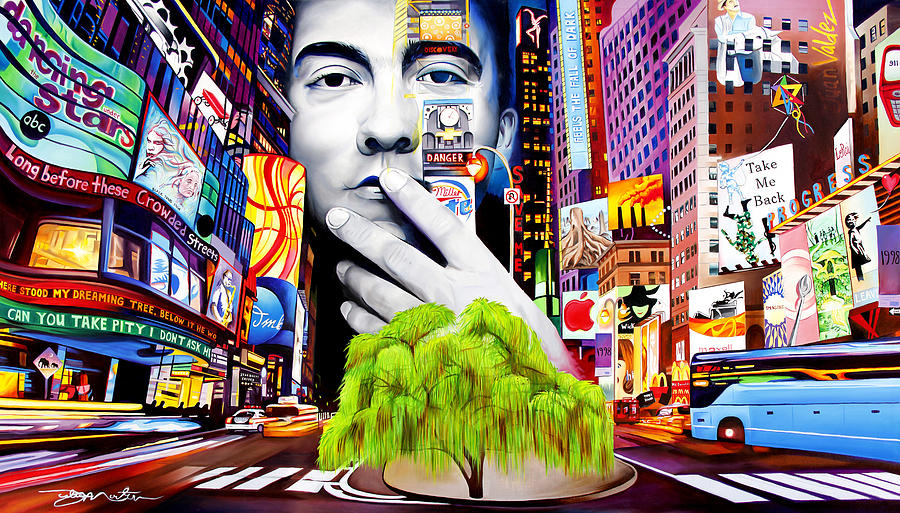 900x513 Dave Matthews Dreaming Tree Painting By Joshua Morton - Dave Matthews Painting