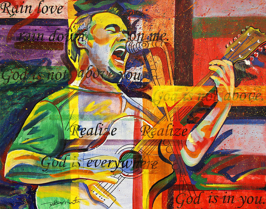 900x707 Dave Matthews Bartender Painting By Joshua Morton - Dave Matthews Painting