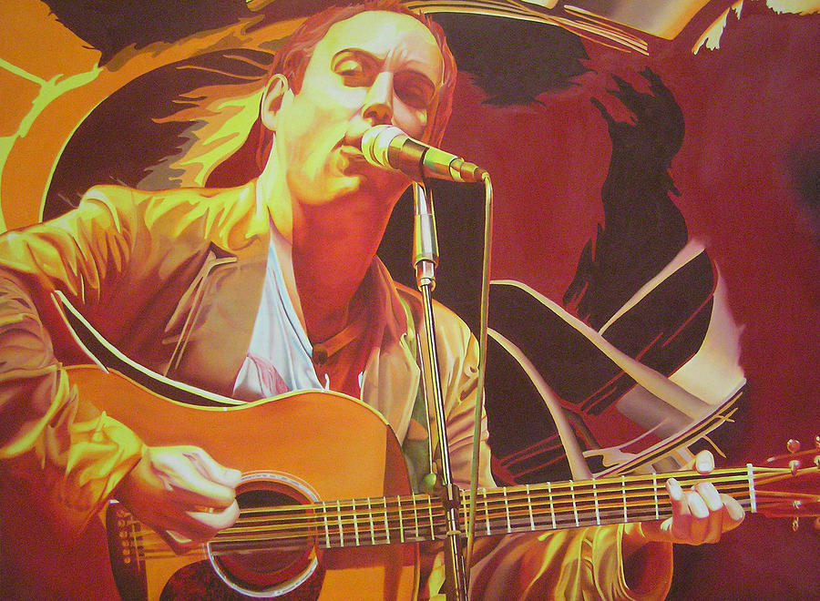 900x660 Dave Matthews At Vegoose Painting By Joshua Morton - Dave Matthews Painting