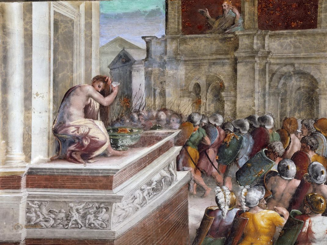 1070x800 David And Bathsheba By Raphael Santi History, Analysis Amp Facts - David And Bathsheba Painting
