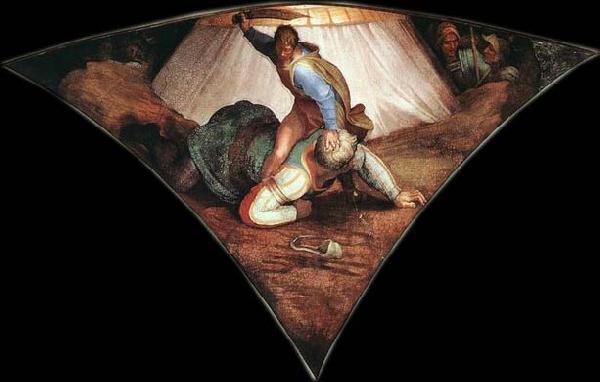 600x382 David And Goliath Michelangelo Buonarroti China Wholesale Oil - David And Goliath Michelangelo Painting