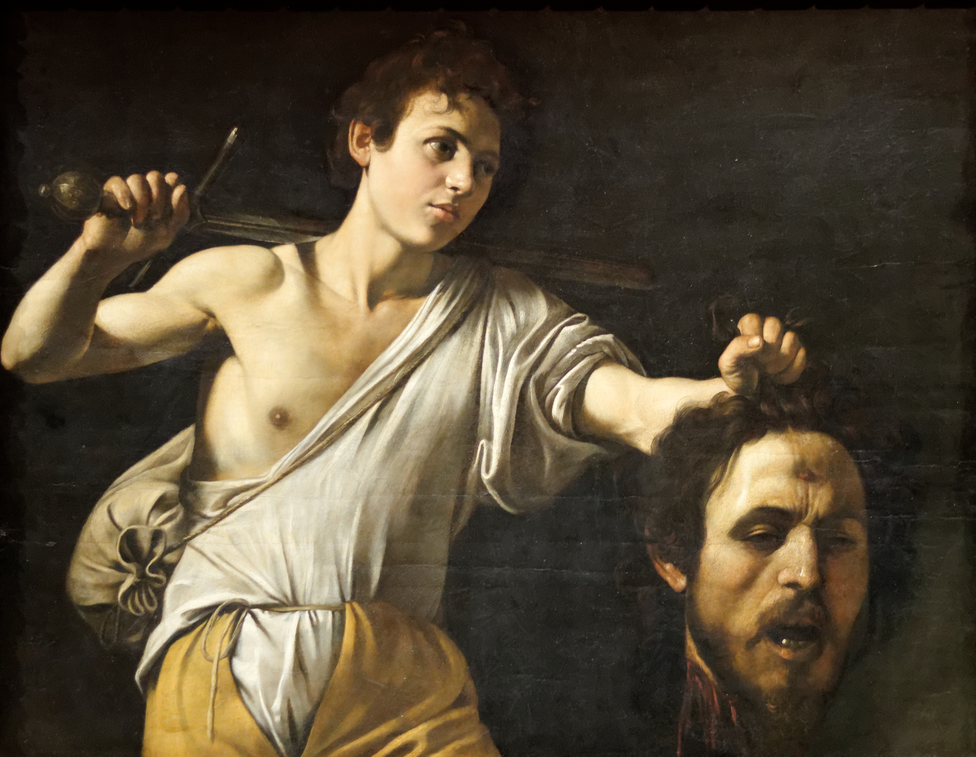 3268x2538 Filemichelangelo Caravaggio 071.jpg - David And Goliath Michelangelo Painting