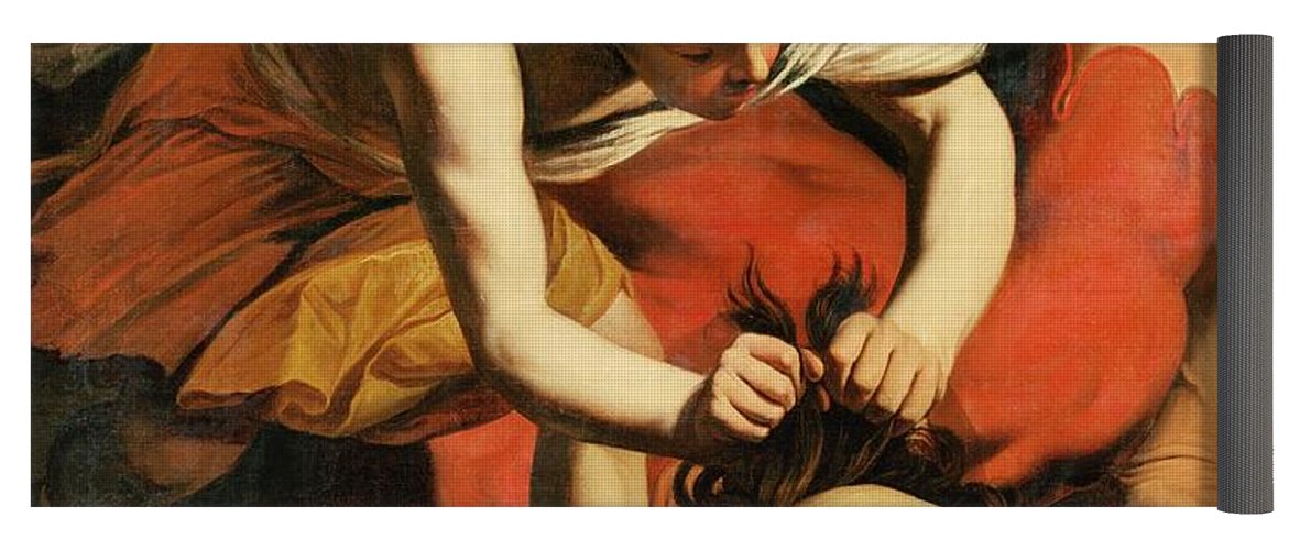 1171x500 David With The Head Of Goliath Yoga Mat For Sale By Michelangelo - David And Goliath Painting By Michelangelo