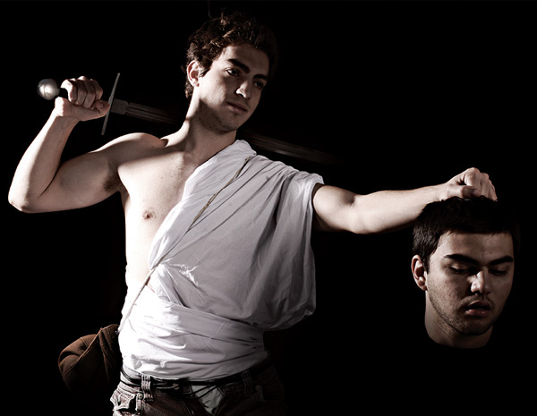 600x465 David With The Head Of Goliath Remake On Behance - David And Goliath Painting Caravaggio