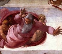 200x175 Genesis Fresco, Sistine Chapel, Michelangelo Interpretation, Analysis - David And Goliath Painting Michelangelo