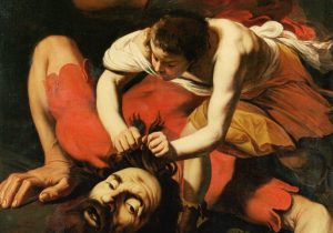 300x210 Paintings Of David And Goliath - David And Goliath Painting Michelangelo