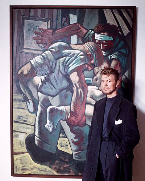 470x585 How David Bowie Became A Connoisseur - David Bowie Painting