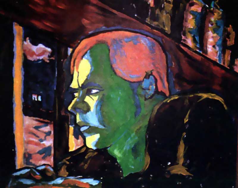 800x632 Behold The Paintings Of David Bowie Neo Expressionist Self - David Bowie Painting