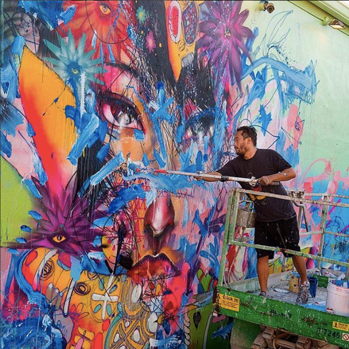 710x710 David Choe Mural For Wynwood Walls Nothing Lasts Forever - David Choe Painting