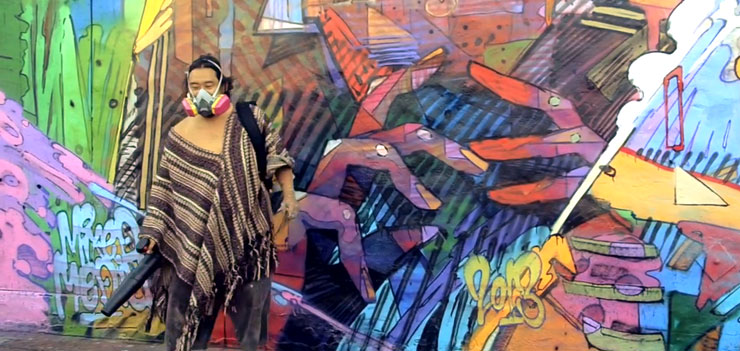 740x351 David Choe Paints Houston Bowery Wall, Accusers Call Him - David Choe Painting