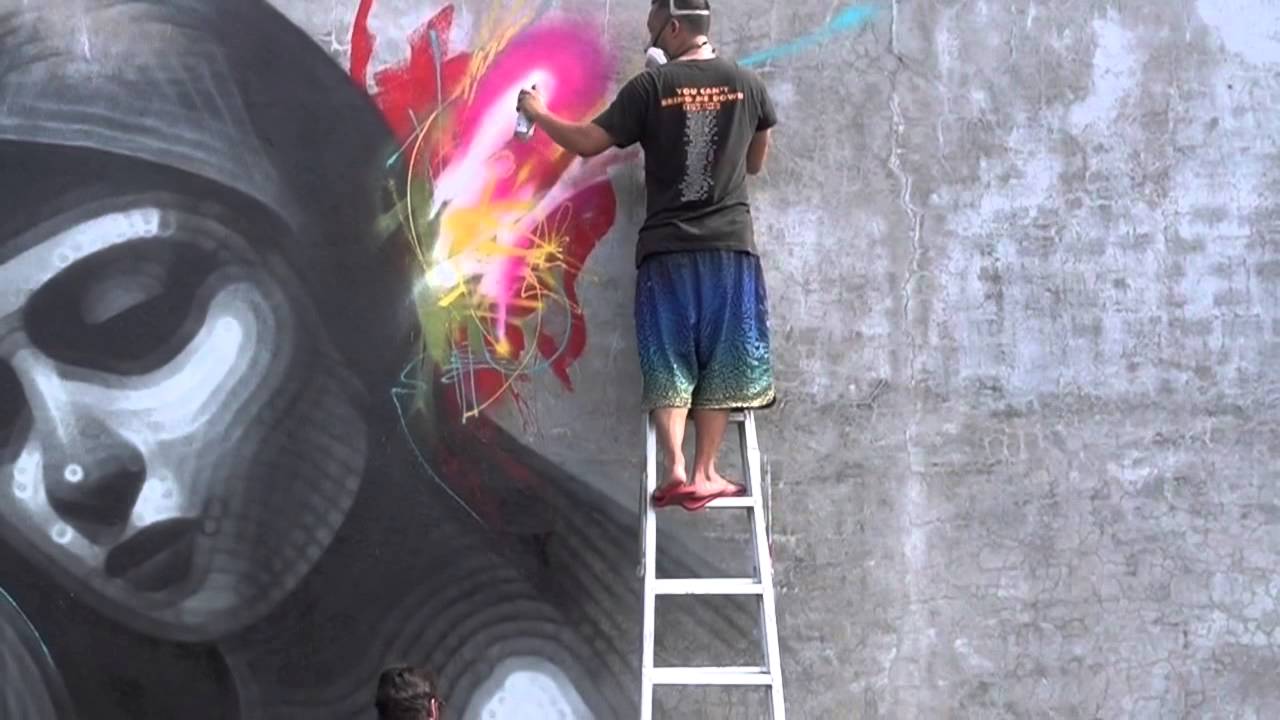 1280x720 El Mac And David Choe Painting In Kep, Cambodia - David Choe Painting