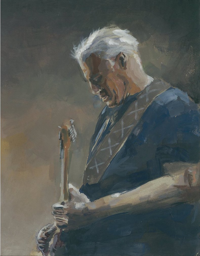 790x1011 David Gilmour By 999fenix - David Gilmour Painting