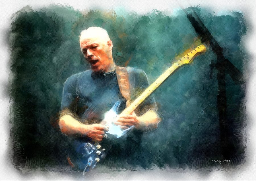 900x635 David Gilmour By Paulnery - David Gilmour Painting