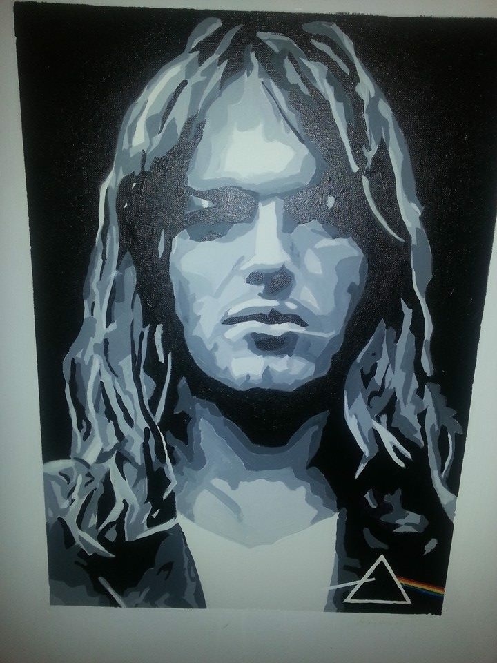 720x960 Portrait Of David Gilmour By Shaunandkaren On Stars Portraits - David Gilmour Painting