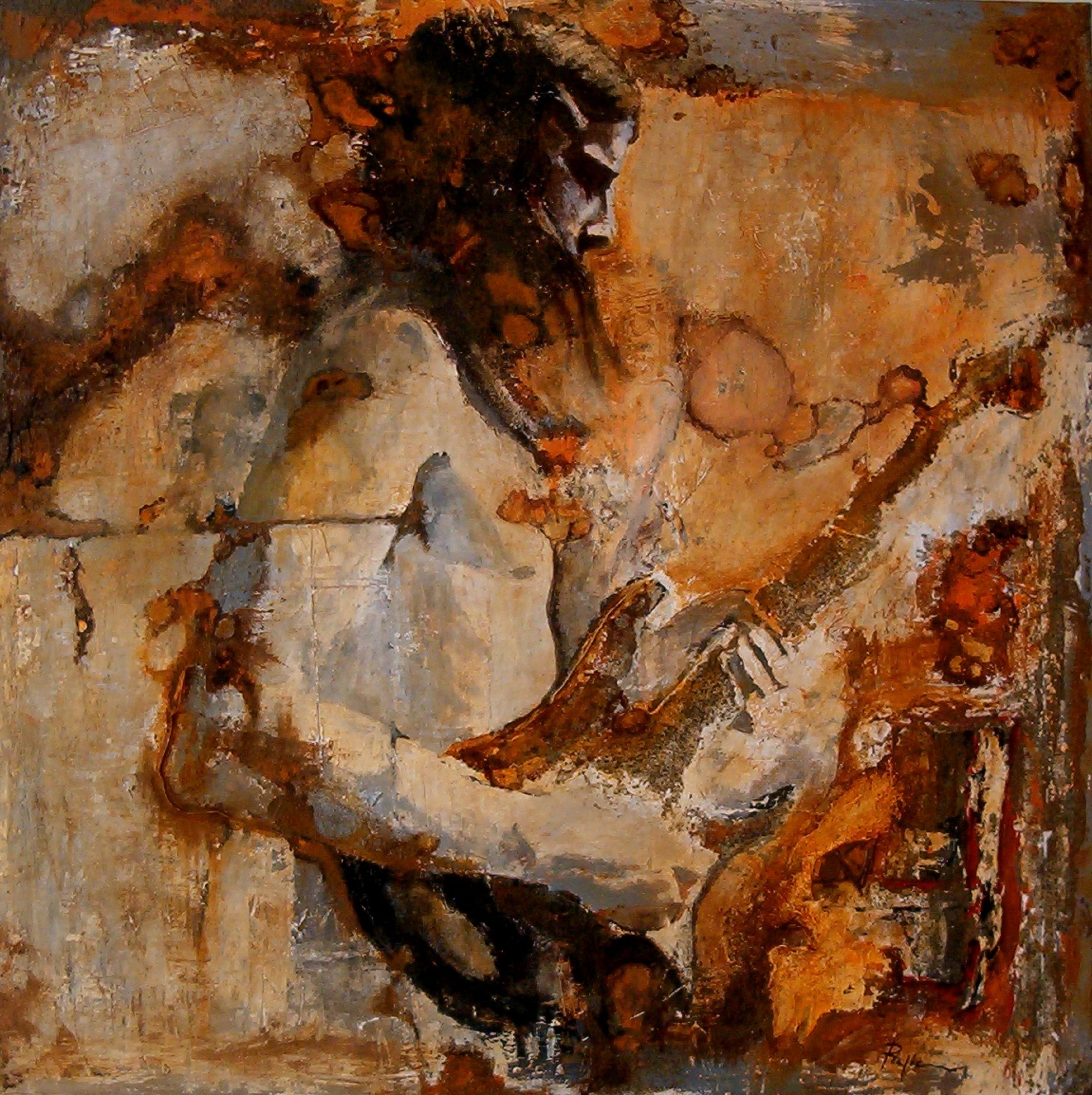 2493x2500 Rust (David Gilmour, Live - David Gilmour Painting