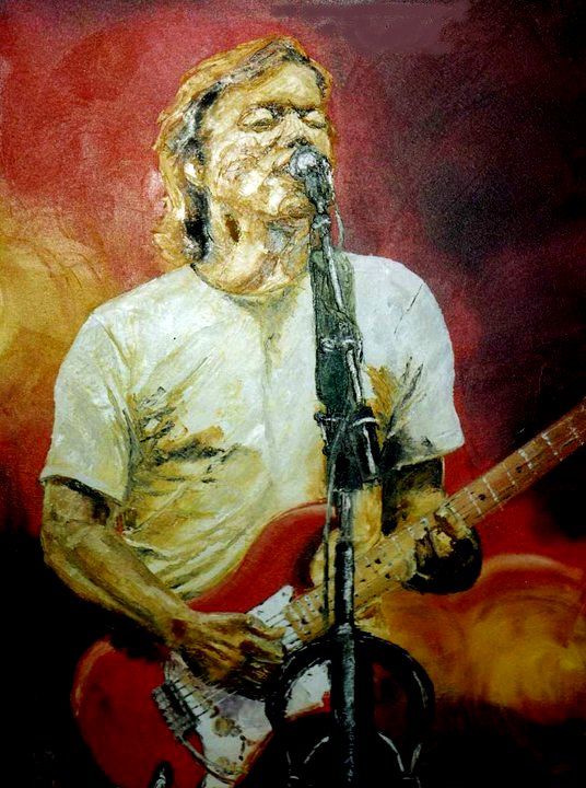 536x720 David Gilmour - David Gilmour Painting
