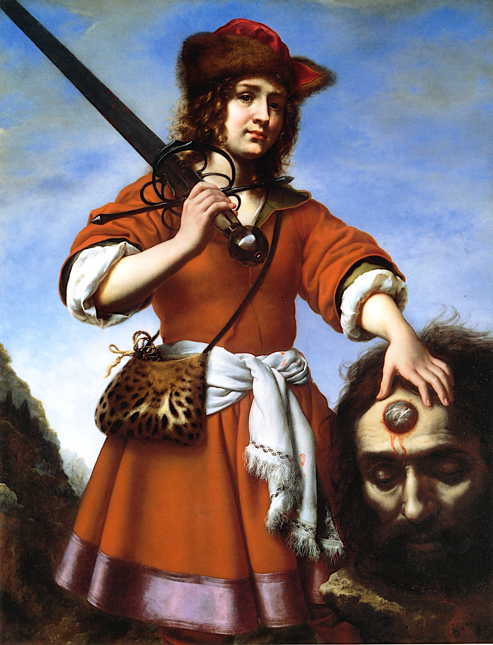 979x1280 David With The Head Of Goliath Painting Carlo Dolci Oil Paintings - David Goliath Painting