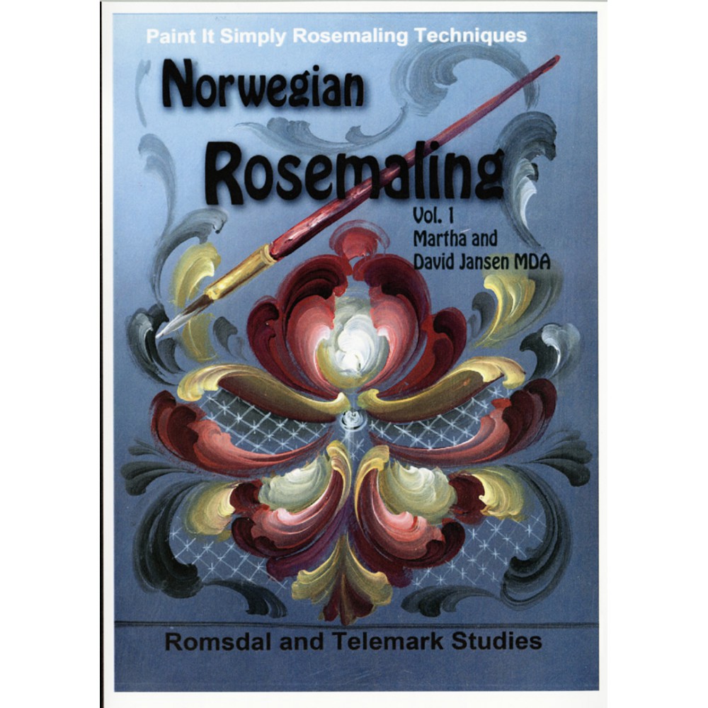 1000x1000 Norwegian Rosemaling Volume 1 By Martha And David Jansen - David Jansen Painting Videos