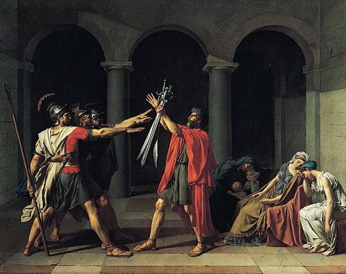 505x400 Jacques Louis David Most Important Art Theartstory - David Painting