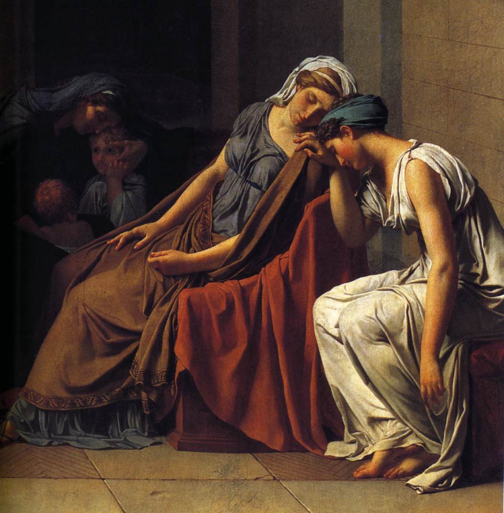 1028x1046 One Year One Painting A Day Jacques Louis David And The Oath - David Painting