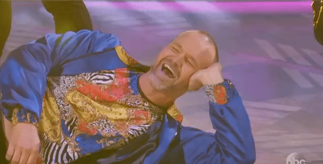 636x324 David Ross Lol Gif By Dancing With The Stars - David Ross Painting