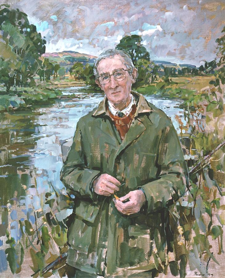 730x900 David Ross Stewart, Oil On Canvas Painting By Susan Ryder - David Ross Painting