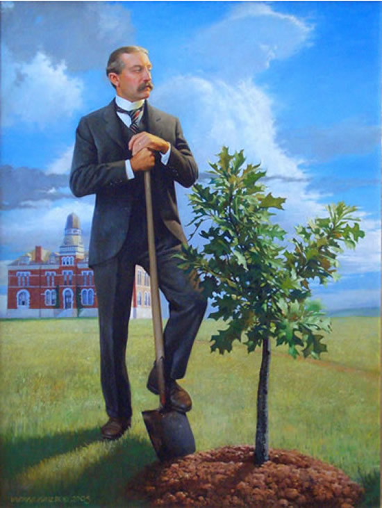 550x731 Oklahoma State Senate - David Ross Painting
