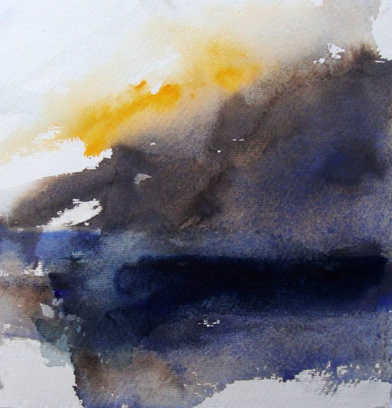 770x803 Saatchi Art Lake Of Menteith Painting By David Ross - David Ross Painting