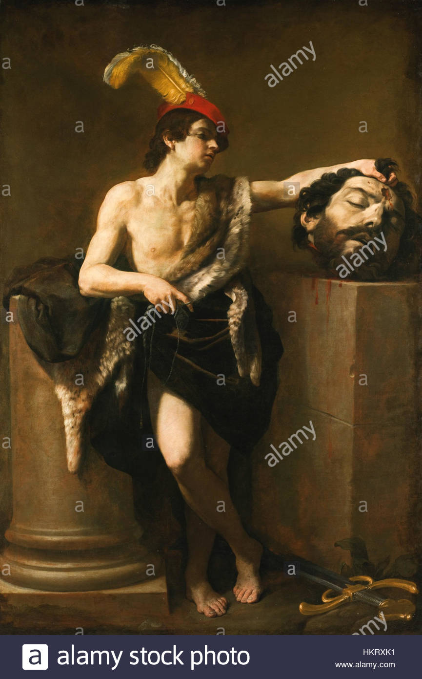 865x1390 David With The Head Of Goliath Oil On Canvas Painting Guido Reni - David Vs Goliath Painting