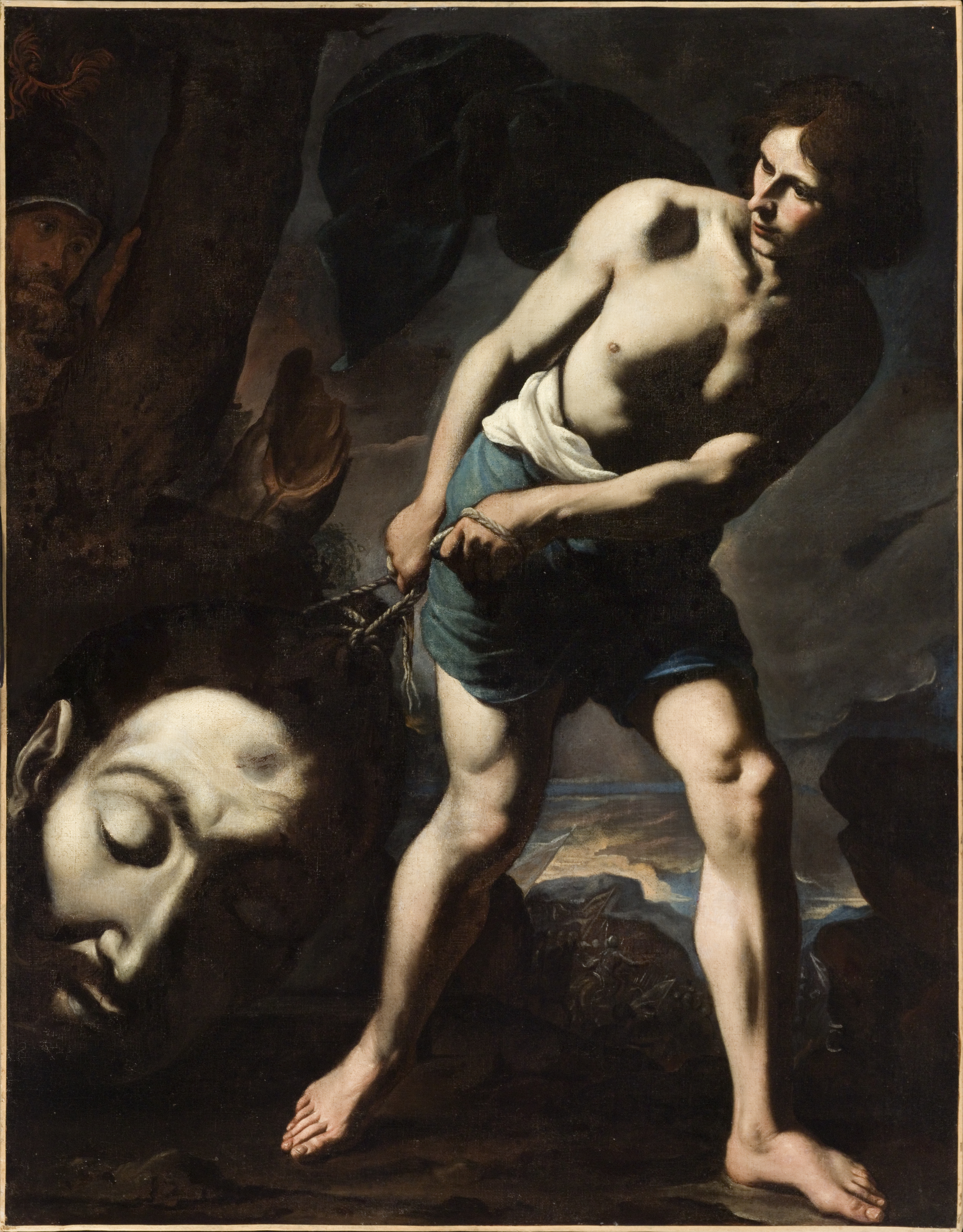4186x5355 Fileandrea Vaccaro - David Vs Goliath Painting