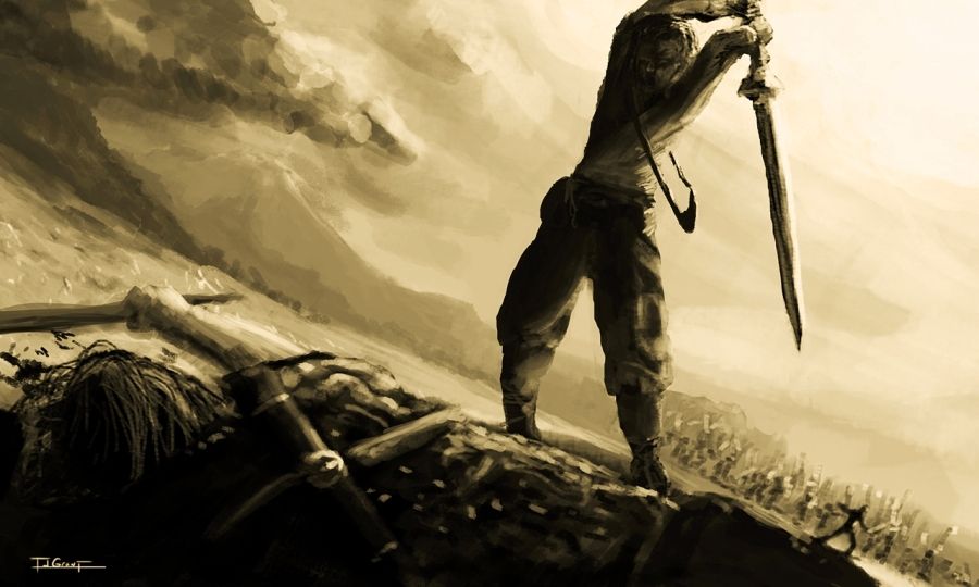 900x540 Gallery For Gt David And Goliath Painting - David Vs Goliath Painting