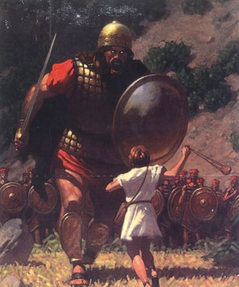 350x420 Cloud Ideas David Vs Goliath In The Digital Age - David Vs Goliath Painting