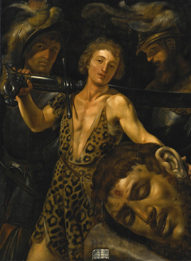 660x900 David With The Head Of Goliath Painting By Louis Finson - David With The Head Of Goliath Painting