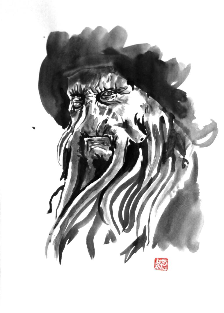 770x1073 Saatchi Art Davy Jones Painting By Pechane Sumie - Davy Jones Painting