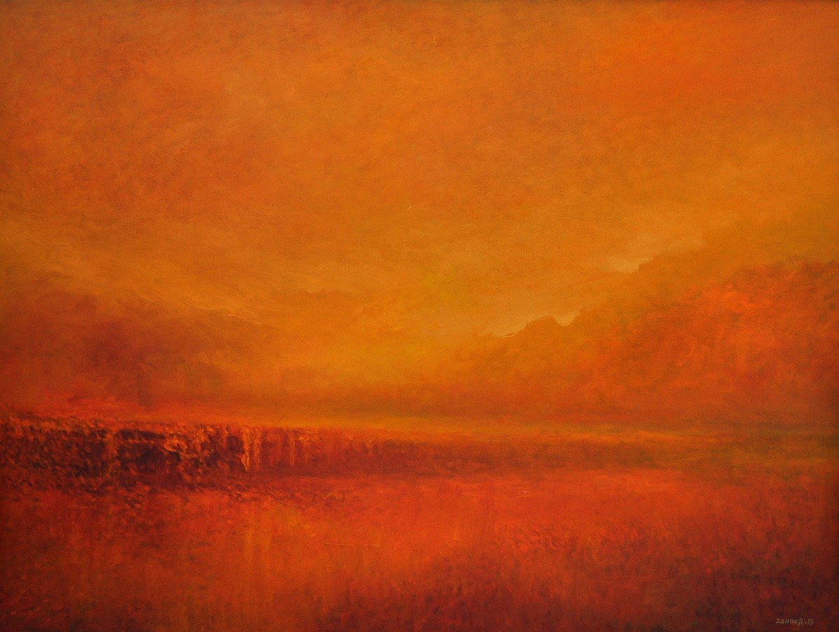 1200x904 Dawn By Artist Zargar Zahoor Impressionism, Painting Mojarto - Dawn Painting