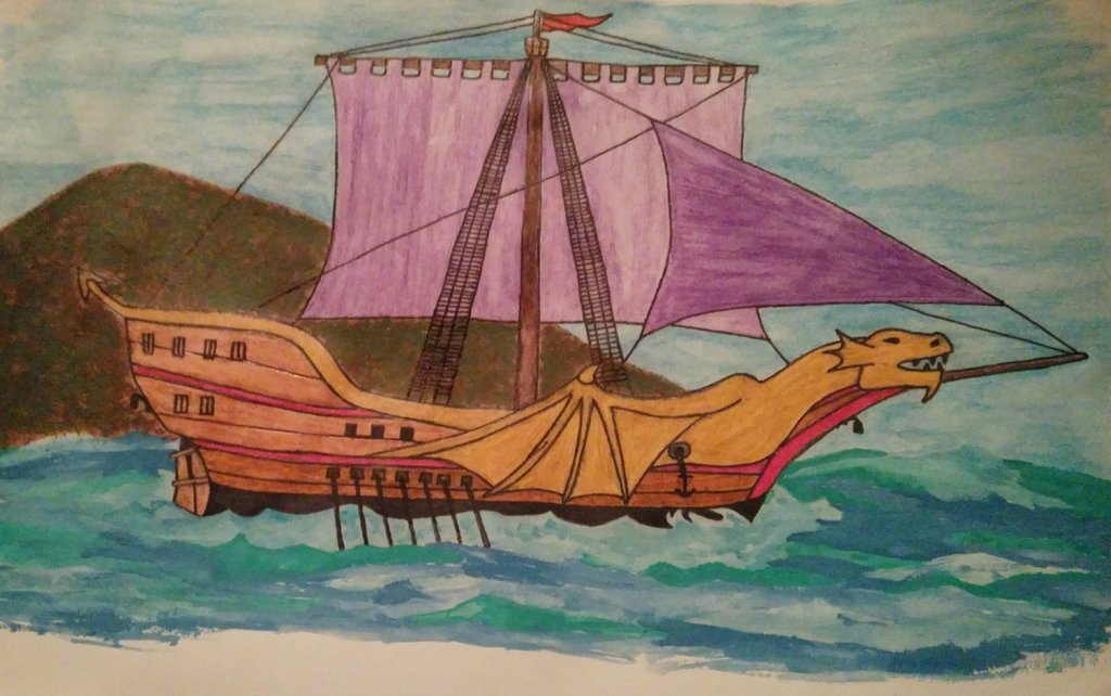 1024x642 Narnia Dawn Treader Painting - Dawn Treader Painting