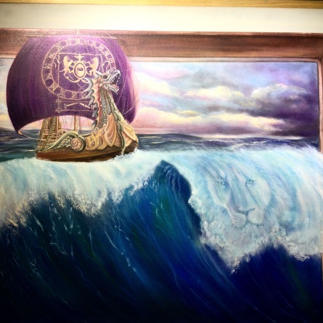 640x640 Untitled Narnia, Voyage Of The Dawn Treader, Oil On Canvas, - Dawn Treader Painting