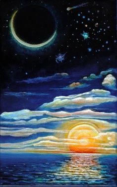 236x377 The 35 Best The Sandbox Scene Design Images On La Luna - Day And Night Painting