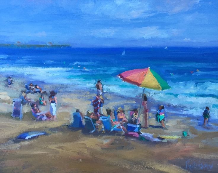 Day At The Beach Painting