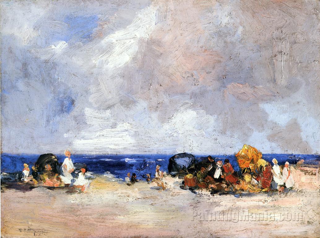 1034x768 A Day - Day At The Beach Painting
