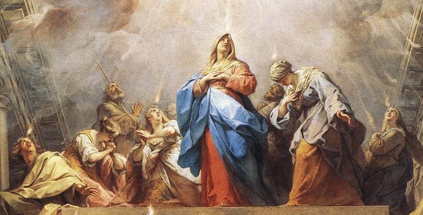 1444x736 Music And Paintings - Day Of Pentecost Painting