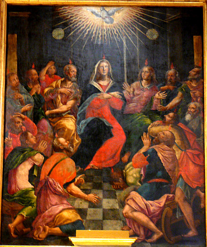 420x500 Pentecost In Art - Day Of Pentecost Painting